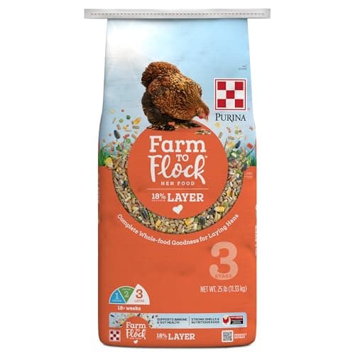 Purina Farm to Flock 18% Layer Hen Food, 25 lb