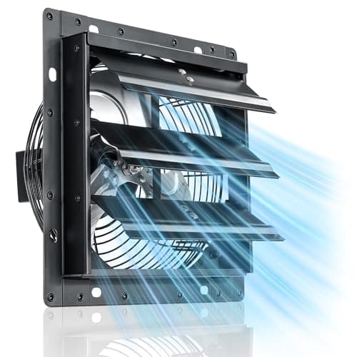 Windigaga 8 in Shutter Exhaust Fan, 760 CFM