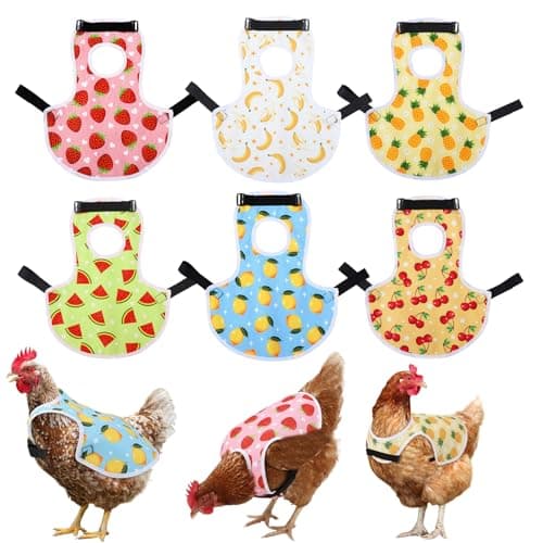 XLSXEXCL Chicken Saddles for Hens, 6 pack