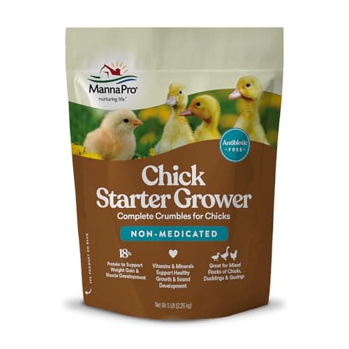 Manna Pro Chick Starter Grower, Non-Medicated Crumbles